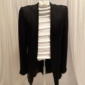 XS Black Zara Open Faced Blazer